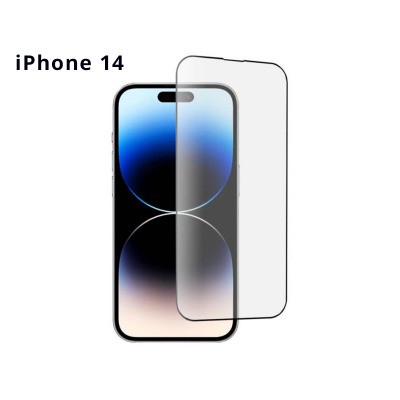 Folie Protectie ecran Apple iPhone 14, Nano Glass Hybrid, Case Frendly
